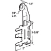 Prime-Line Mirror Door Roller/Assembly, 7/8 in., Steel Bracket Housing, Convex 2 Pack MP6552